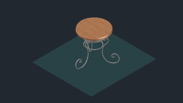 table garden 3D-Modell .c4d .max .obj .3ds .fbx .stl .blend 