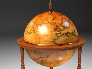 globe bar 3D Model