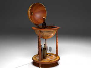 globe bar 3D Модель