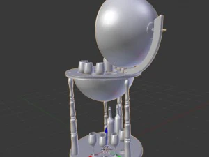 globe bar 3D Model