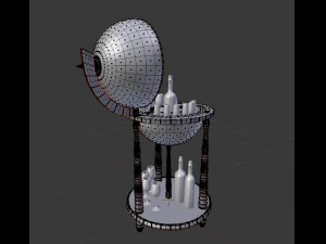 globe bar 3D Model