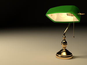 bank lamp 3D-Modell