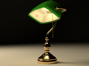 bank lamp 3D Model