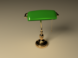 bank lamp 3D Model