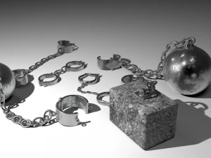 medieval shackles 3D Model