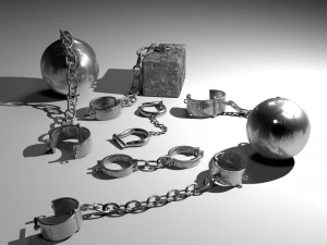medieval shackles 3D Model