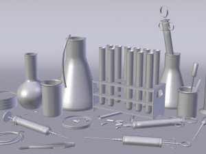 chemistry set 3D Model