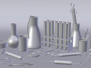 chemistry set 3D Model