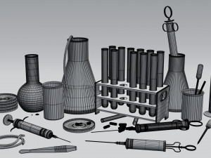 chemistry set 3D Model