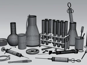 chemistry set 3D Model