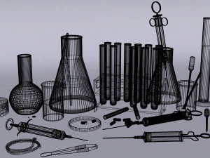 chemistry set 3D Model