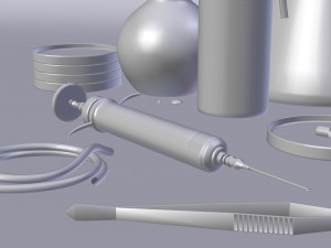 chemistry set 3D Model