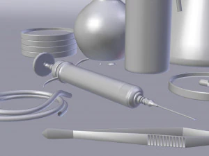 chemistry set 3D Model