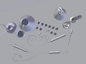 chemistry set 3D Model