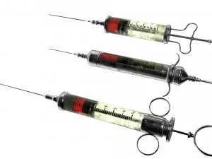 siringa d'epoca Modello 3D