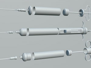vintage syringe Modello 3D