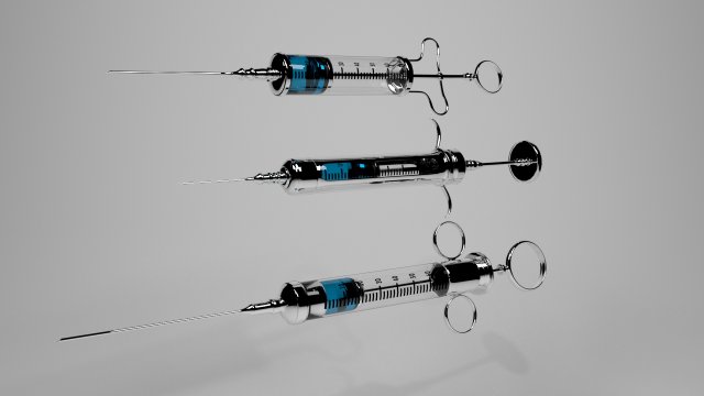 syringe 3D Модель .c4d .max .obj .3ds .fbx .stl .blend 
