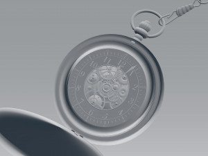 pocket watch 3D Модель
