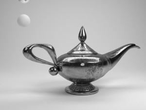 alladin lamp 3D Model