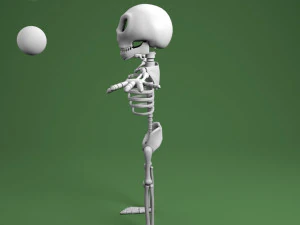 cartoon skeleton 3D Model