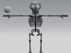 cartoon skeleton 3D Model