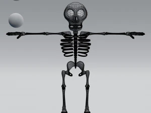cartoon skeleton 3D Model