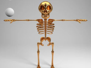 cartoon skeleton 3D Model
