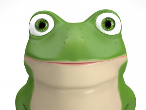 cartoon frog 3D Model
