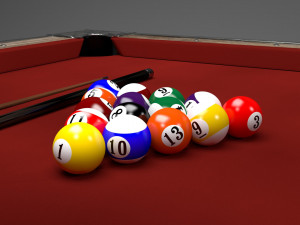 billiard table 3D Модель