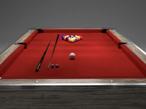 billiard table 3D Model