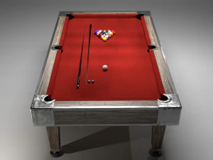 billiard table 3D Model