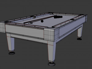 billiard table 3D Модель