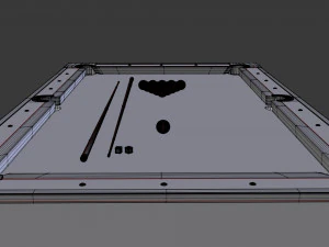 billiard table 3D Model