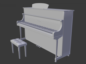 piano Modelo 3D