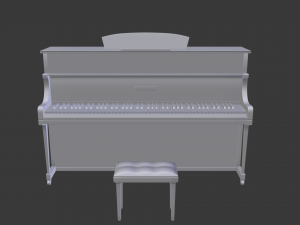 piano Modelo 3D