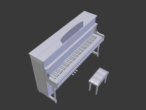 piano Modelo 3D