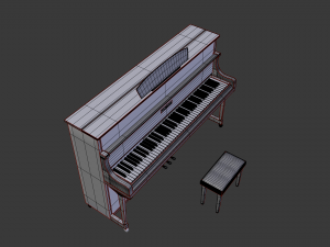 piano Modelo 3D