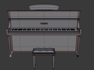 piano Modelo 3D