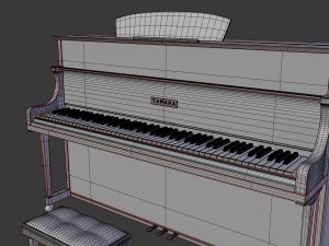 piano Modelo 3D
