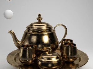 tea set 3D Model