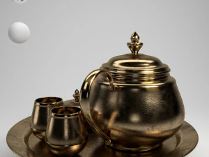 tea set 3D Model