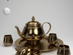 tea set 3D Model