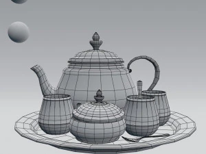 tea set 3D Model