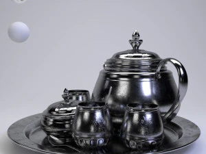 tea set 3D Model