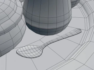 tea set 3D Model