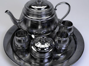 tea set 3D Model