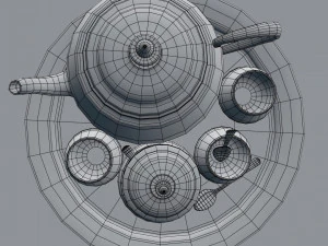 tea set 3D Model