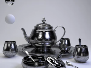 tea set 3D Model
