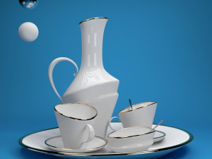 tea set 3D Model