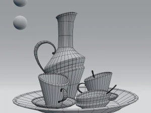 tea set 3D Model